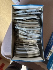 Lego 3241 31 Stk gebogene Strom  12v führende Schienen altgrau hellgrau