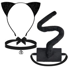 3er Set Katzenohren Haarreif