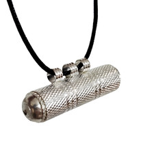 Taweez Medaillon Anhänger Halskette 925 Silber Messing Stash Phiole Schmuck u...