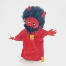 Steiff Archiv! Steiff 7025/27 Handpuppe Teufel aus 1980 27 cm Webpelz