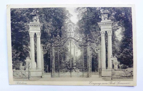 Postkarte potsdam eingang - postkarte,
