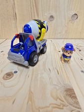 Paw Patrol Rubble & Crew Mix Figur mit Betonmischer Fahrzeug