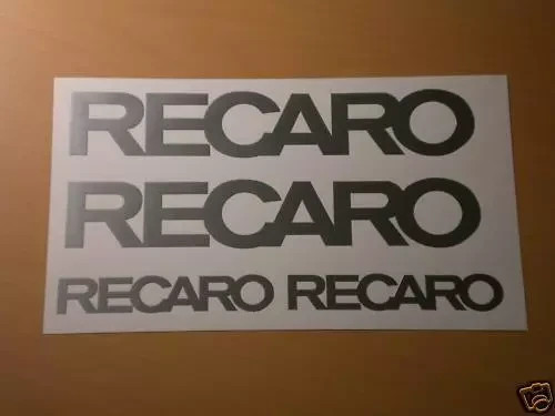 Recaro aufkleber set sticker - recaro,