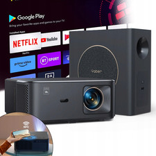 Beamer K2s Pro FullHD Multimedia-Projektor mit JBL-Lautsprechern Heimkino Yaber