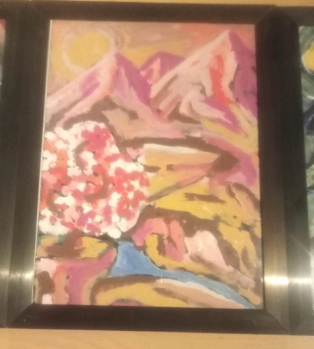 Abstrakte acrylgemälde - abstrakte,