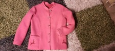 Damen Walkjancker Damenjacke Walkjacke Hirsch Wollwalkjacke Gr.40/42 handgenäht