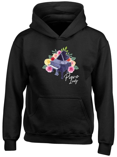 Piano lady kinder - piano, hoodie
