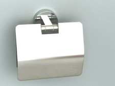 Nie wieder bohren Serie 2000 chrom Toilettenpapierrollenhalter mit Deckel