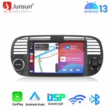 7" Android13 Autoradio mit DAB-BOX Für Fiat 500 2007-2015 Carplay Navi BT RDS FM