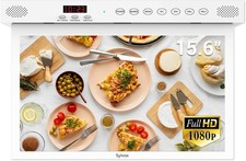 15,6 Zoll küchenfernseher klappbar Android TV ±180° Freies  HBBTV