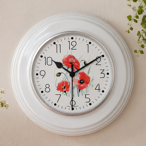 Funk küchenuhr klatschmohn - funk-küchenuhr,