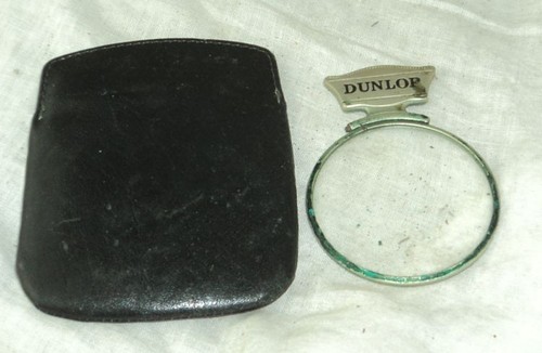 Alte reklame lupe dunlop - reklame,