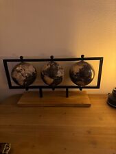 Kare Globus Deko Skulptur Vintage nautisch drehbar Holz Retro Navitimer