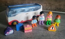 Playmobil 1 2 3  Reisebus 6773 Shuttle  Airport Bus Personen + Gepäck Set 