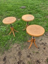 3x Vintage Werkstatthocker