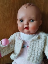 Antike Babypuppe 38 cm Minerva Puppe