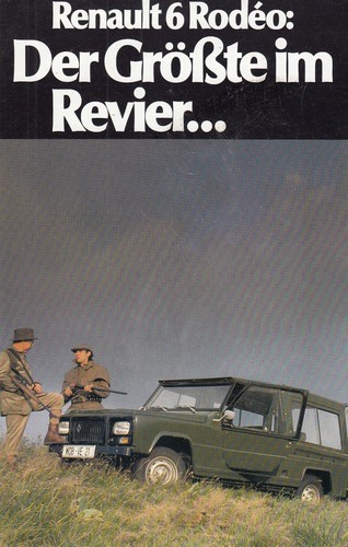 Renault rodeo im jagd - rodeo,