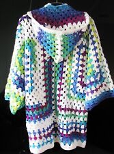 Neu  Ibiza  Häkel - Mantel Handmade  Gr. (36 / 38) (Festival / Strand / Hippie)