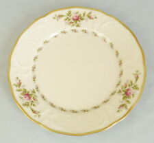 Moosrose elfenbeinfarben Goldrand v. Rosenthal , Speiseteller Ø 26 cm (66+577)