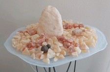 Orangencalcit Edelsteinbrunnen