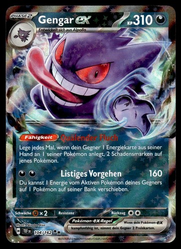 Gengar 104 162 double - gengar, rare