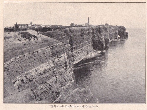 Helgoland 1906 felsen mit - ",