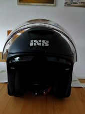 Motorradhelm schwarz, Marke IXS, Größe S (55-56 cm) kaum gebraucht, Sonnenblende