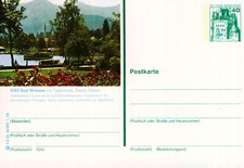 (847)  Bildpostkarte ** - Bad Wiessee - postfrisch