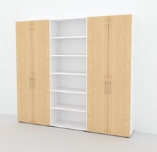 Büro-Schrankwand 240 cm breit