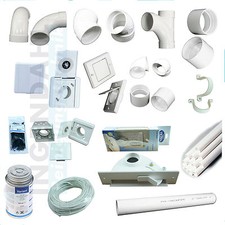 Zentralstaubsauger - Vacuumrohr - Montagematerial - Formteile - Abzweige - Bögen