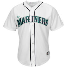 MLB Baseball Trikot Seattle Mariners weiß Cool base Majestic Jersey 