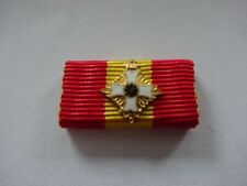 A47-29) Bandspange Ordensspange 25mm Spanien Verdienstkreuz Stern ?