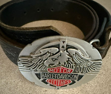 Herren Ledergürtel mit Harley
