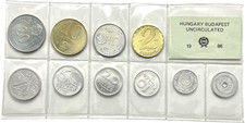 UNGARN FORINT Kursmünzensatz 1986!!! - Die seltenste Serie! UNC!! Rarität!!!!