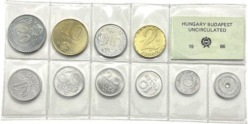 Ungarn forint kursmünzensatz - forint,