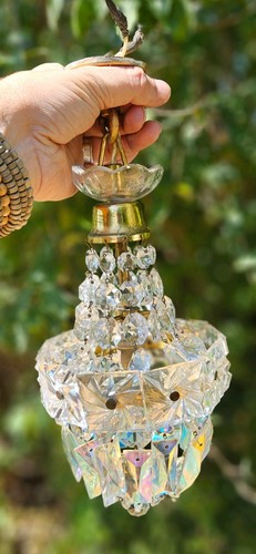 Kristall irisierender glas - irisierender,