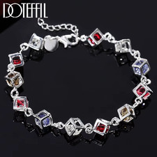 Bunte Zirkon Silber Farbe