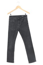 JACK & JONES Clark Original Comfort Jeans Straight Leg Herren Schwarz W28 L28