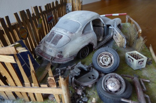 Porsche 356 diorama - 356,