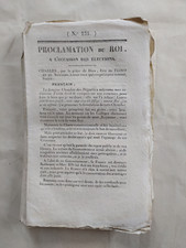 Präfektur Yonne (Auxerre). Konvolut 73 Stimmzettel. 1825-1830.