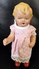 Seltene Vollporzellan Puppe *
