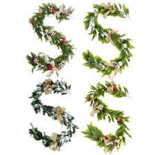 2 Meter Weihnachten Simulation Rattan Dekoration für Home Office Esstisch