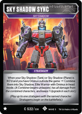 Sky Shadow Sync - Wave 5: Titan Master Attack - Transformers TCG