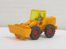 Hanomag Schaufel-Lader / Radlader + Fahrer orangegelb ohne Box Wiking 651 1:87