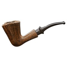 Chacom Pfeife Fleur Contrast, glatt, dunkelbraun, 9mm Filter