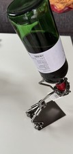 Metall Flaschenhalter Figur