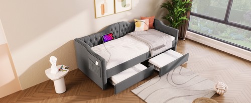 Polsterbett daybett schlafsofa - polsterbett,