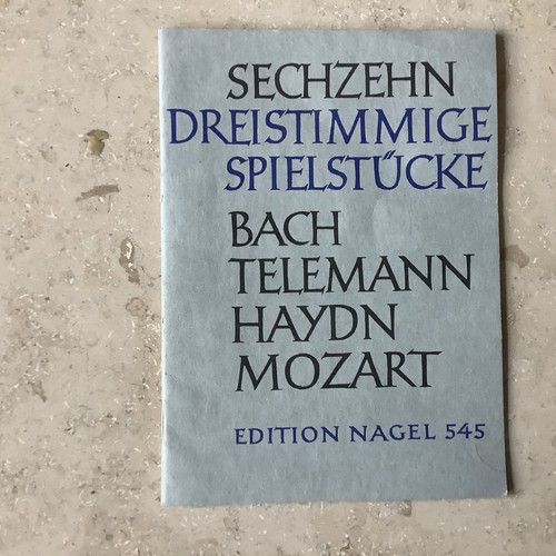 Notenheft dreistimmige - notenheft:, 16