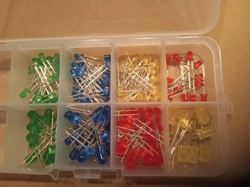 Led set 100x rot - 100x,, rot,
