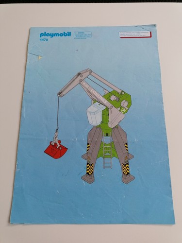Playmobil 4470 nur bauplan - nur,